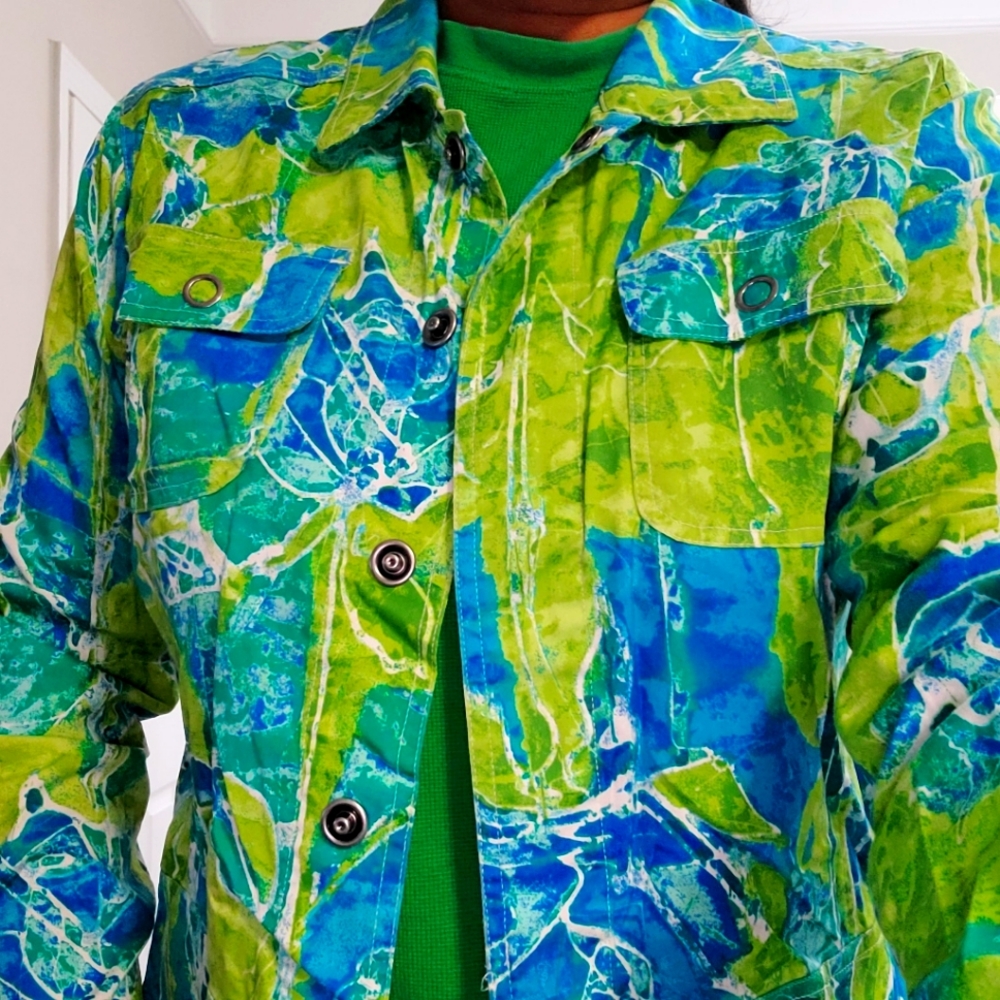 Floral jacket Chico brand size 1